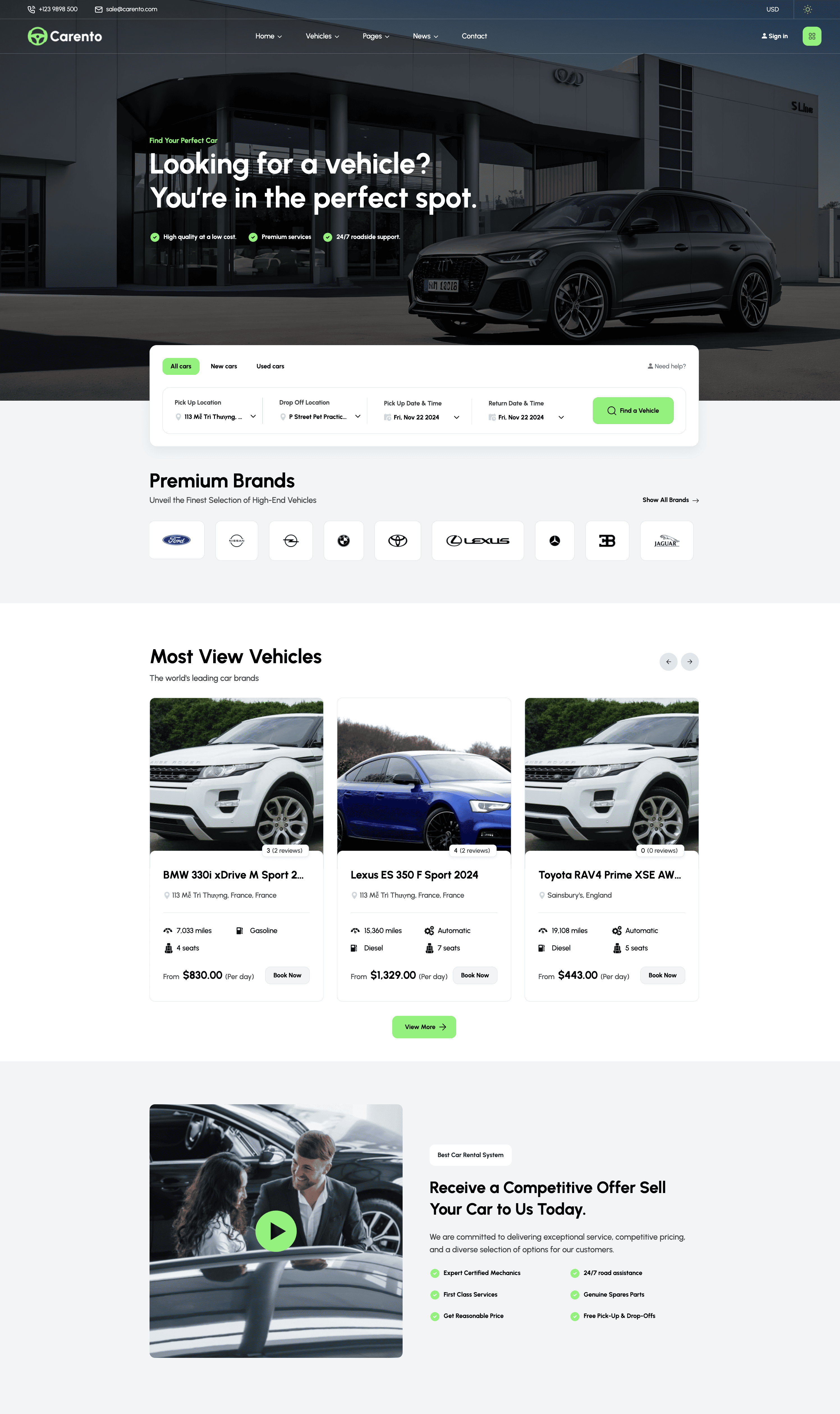 Car Rental Web System